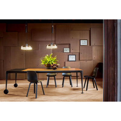 Magis Big Will Extendable Table L200/300xW100 , Walnut-Black