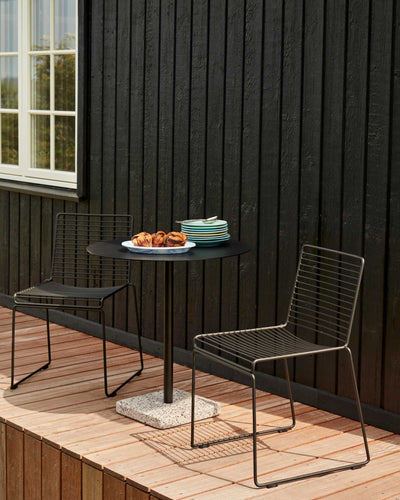 HAY Hee dining chair, black (outdoor)