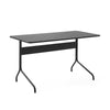 &Tradition AV16 Pavilion desk (130x65cm), black linoleum/black/black