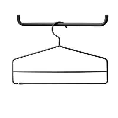 String Coat hanger, black (set of 4)