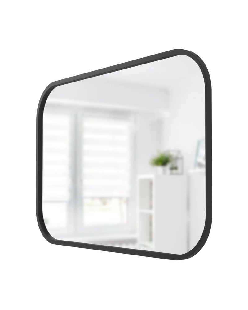 Umbra Hub rectangle mirror, black (60x90 cm)