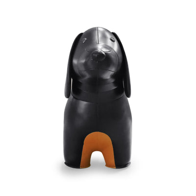 Zuny Large Teckel Animal Stool, Black