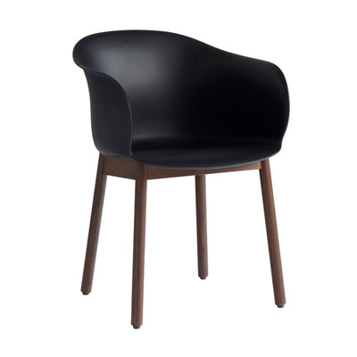 &Tradition JH30 Elefy Chair , Black/Walnut