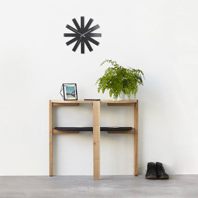 Umbra Ribbon wall clock ø30, black