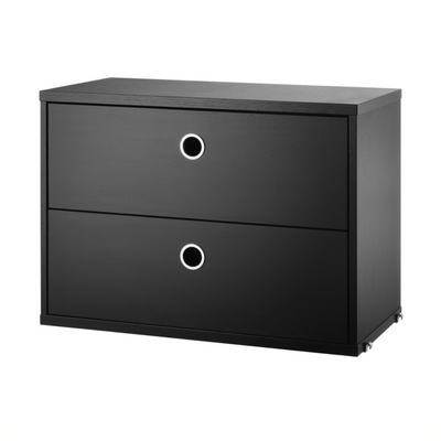 String 2-Drawers Chest 58x30cm