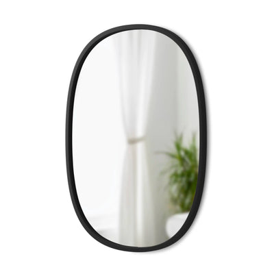 Umbra Hub oval wall mirror 60x90, black