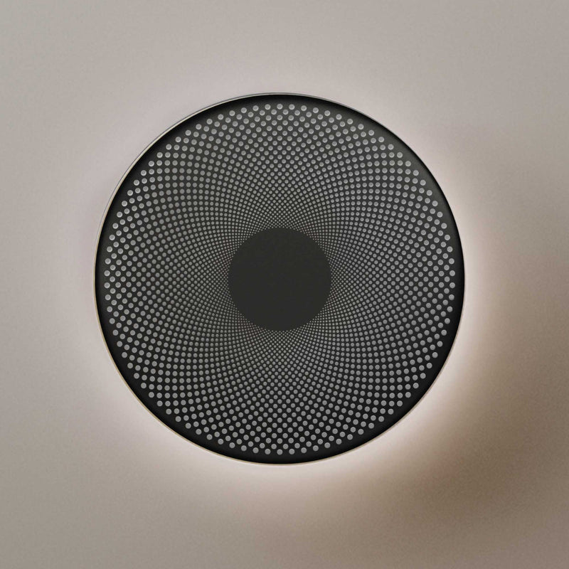 Northern Glint wall lamp, black