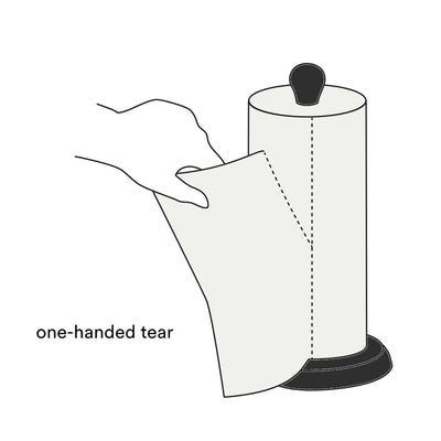 Umbra Tug paper towel holder, smoke