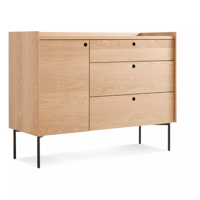 Blu Dot Peek 1 Door with 3 Drawers Credenza