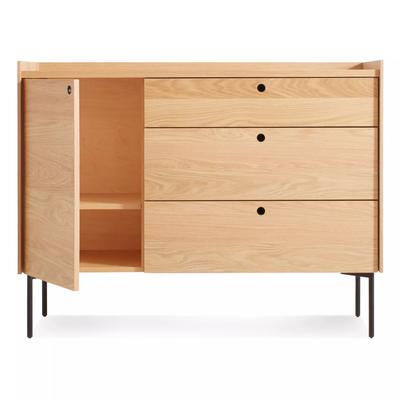 Blu Dot Peek 1 Door with 3 Drawers Credenza