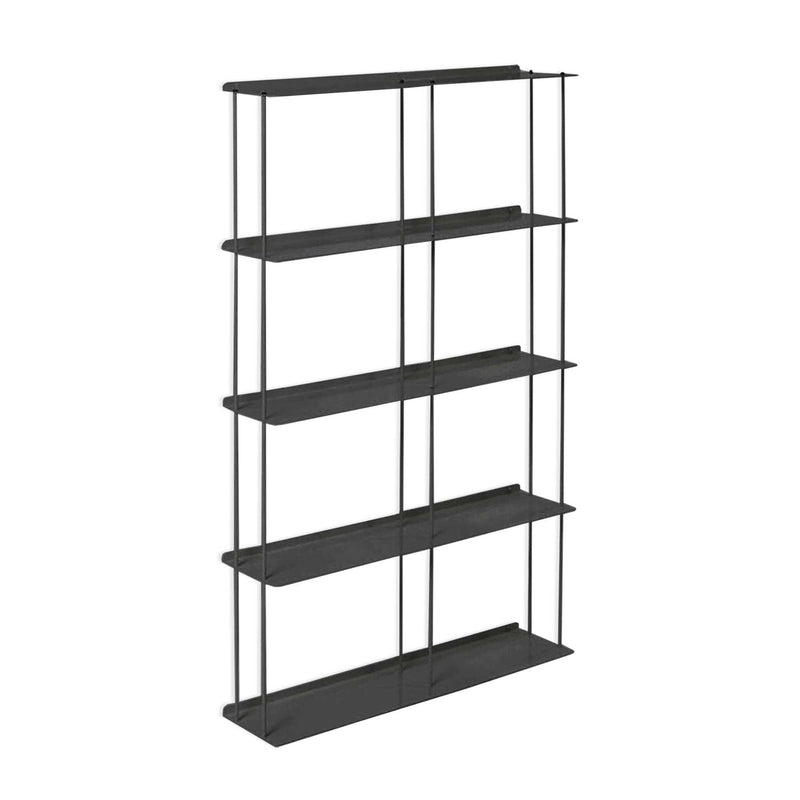 Kriptonite Krossing wall shelf 67x133cm, matt black