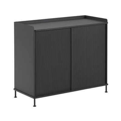 Muuto Enfold Sideboard High , Black-Black