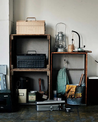 TOYO Steel Tool Box ST-350, black