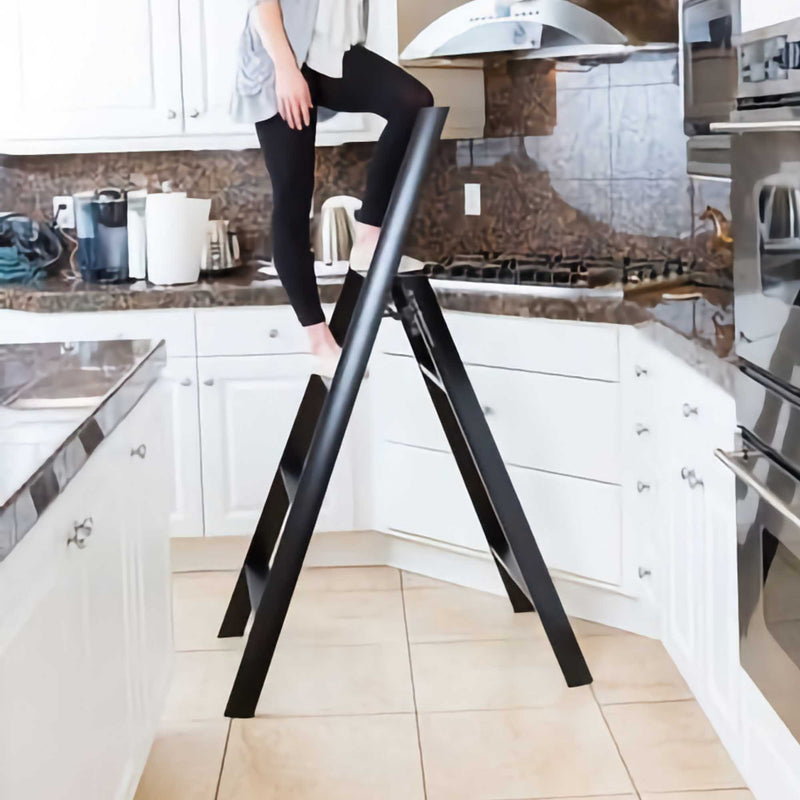 Metaphys Lucano ladder 4-step, black