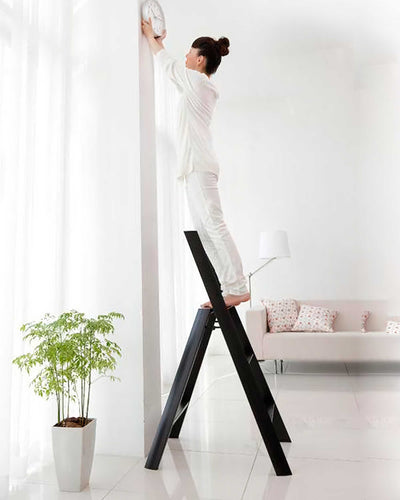 Metaphys Lucano ladder 3-step, black