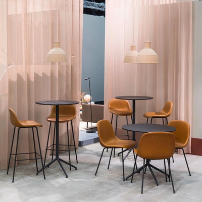 Muuto Still Cafe Table, Black Nanolaminate/Black (Ø75xH95cm)