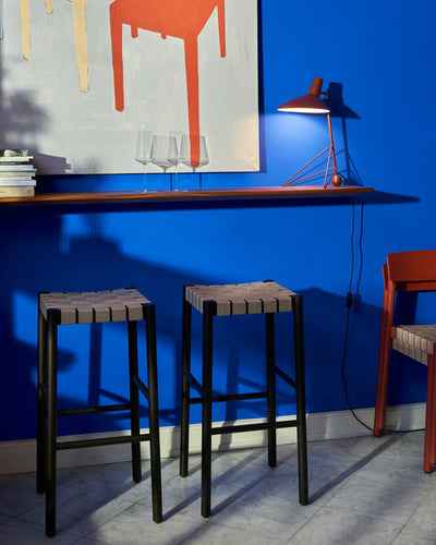 &Tradition TK7 Betty counter stool, black/natural