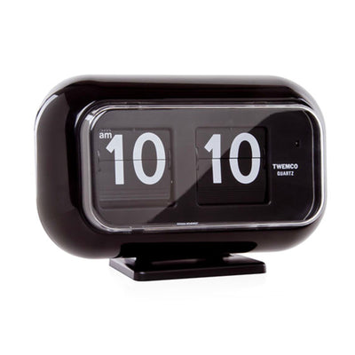 Twemco QT-35 flip clock, black