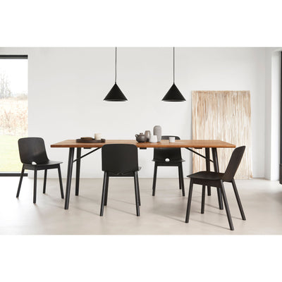 Woud Annular Pendant Small , Black