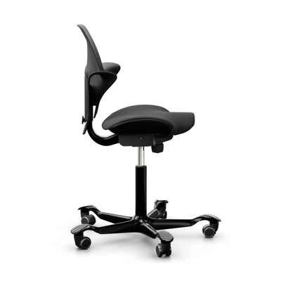 HAG Capisco Puls 8020 ergonomic chair, Black/Black