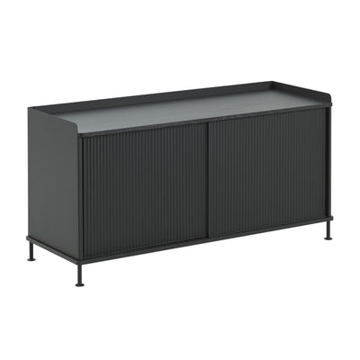 Muuto Enfold Sideboard Low (w124.5xd45xh62cm) , Black/Black