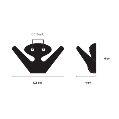 Essem Design Mama Hook , Black