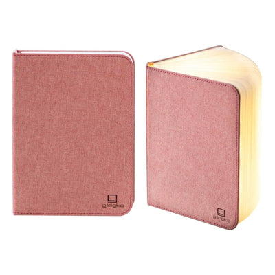 Gingko Smart Booklight, linen pink