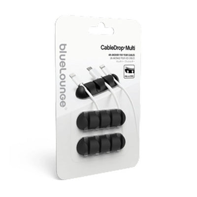 Bluelounge CableDrop Multi 2-Packs , Black