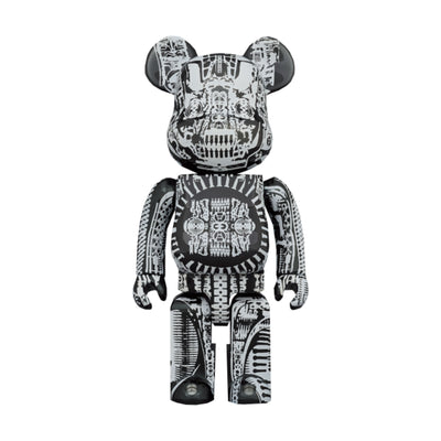BE@RBRICK H.R.Giger Black Chrome Ver. 1000%
