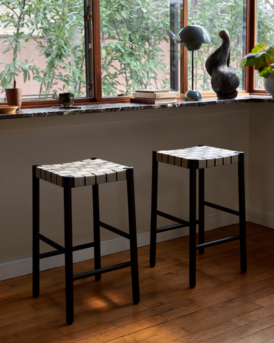 &Tradition TK7 Betty counter stool, twilight/natural