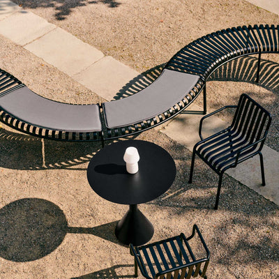 HAY Palissade Park bench (Set of 2), anthracite