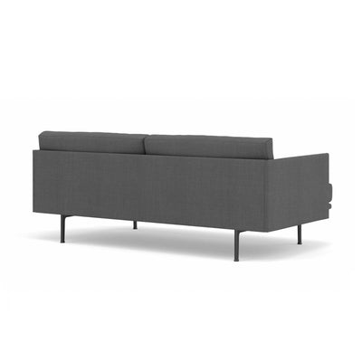 Muuto Outline Sofa 2-Seater, Remix163/Black w170xd84xh71cm