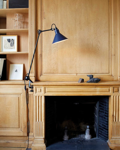 DCW editions Lampe Gras 201 conic, blue/black