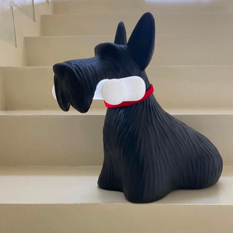 Qeeboo Scottie rechargeable lamp, Black