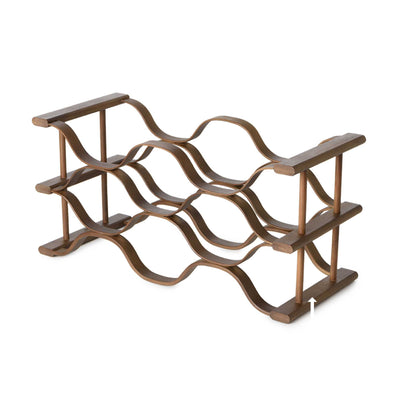 Gudee Wavi wine rack, brown