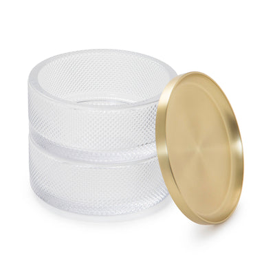 Umbra Tesora storage box, brass