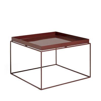 HAY Tray coffee table, chocolate glossy (60x60 cm)