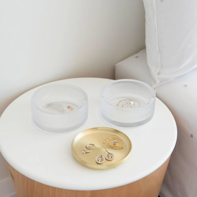 Umbra Tesora storage box, brass