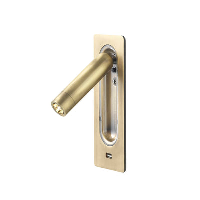 Marset Ledtube USB wall, bronze