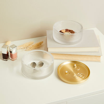 Umbra Tesora storage box, brass