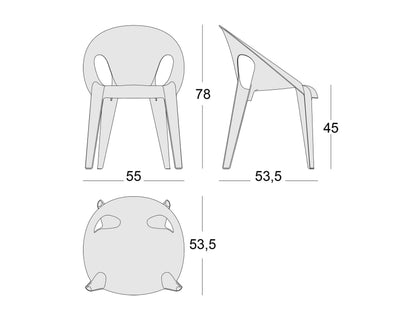 Magis Bell chair, High Noon