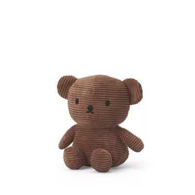 Miffy Boris soft toy 17cm, Corduroy brown