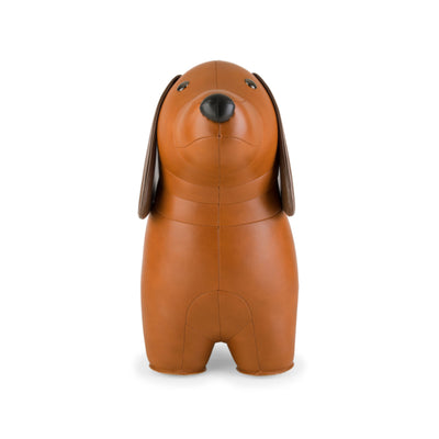 Zuny Large Teckel Animal Stool, tan/brown