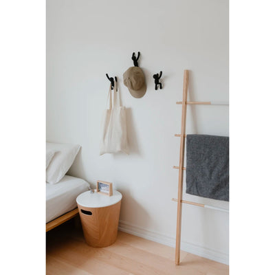 Umbra Buddy wall hooks, black