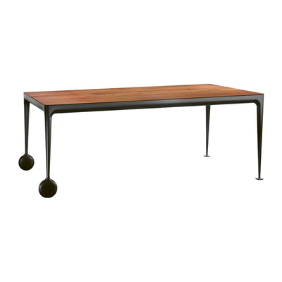 Magis Big Will Extendable Table L200/300xW100 , Walnut-Black