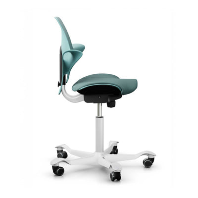 HAG Capisco Puls 8020 ergonomic chair, sea green/white/sea green