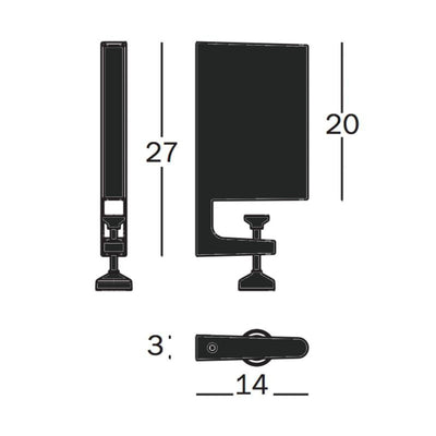 Magis Spike The Wild Bunch Clamp , Black