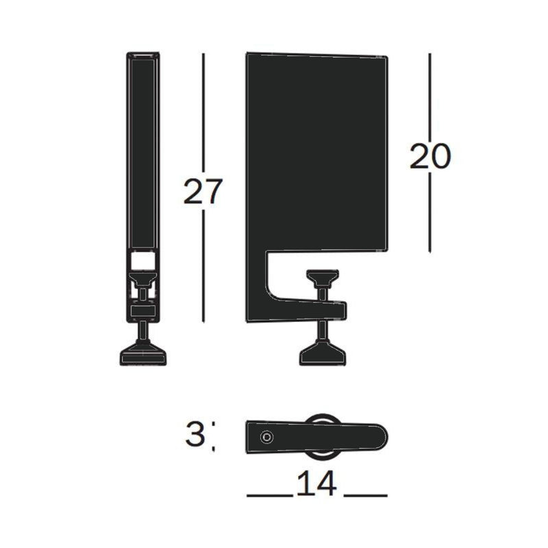 Magis Spike The Wild Bunch Clamp , Black