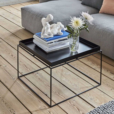 HAY Tray coffee table, black (60x60 cm)