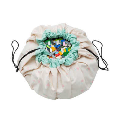 Play&Go PRINTED playmat and bag, cherry love (ø140cm)